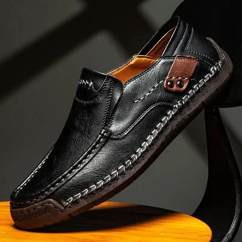 MOCASÍN DE CUERO MILAN SLIP-ON