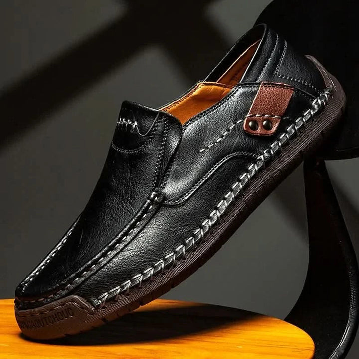 MOCASÍN DE CUERO MILAN SLIP-ON