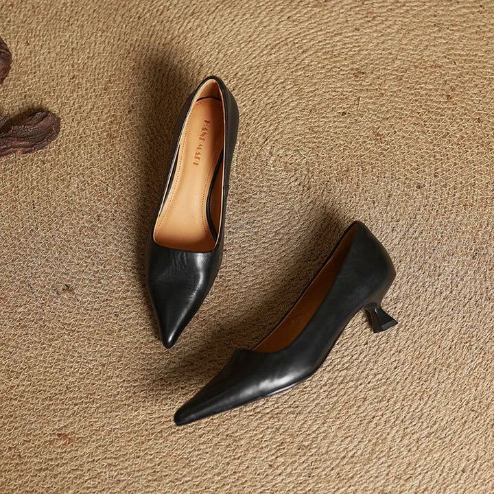 Anok™ | Zapatos de tacón de piel auténtica
