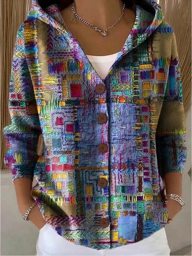 Manuela | Cárdigan artístico estilo patchwork