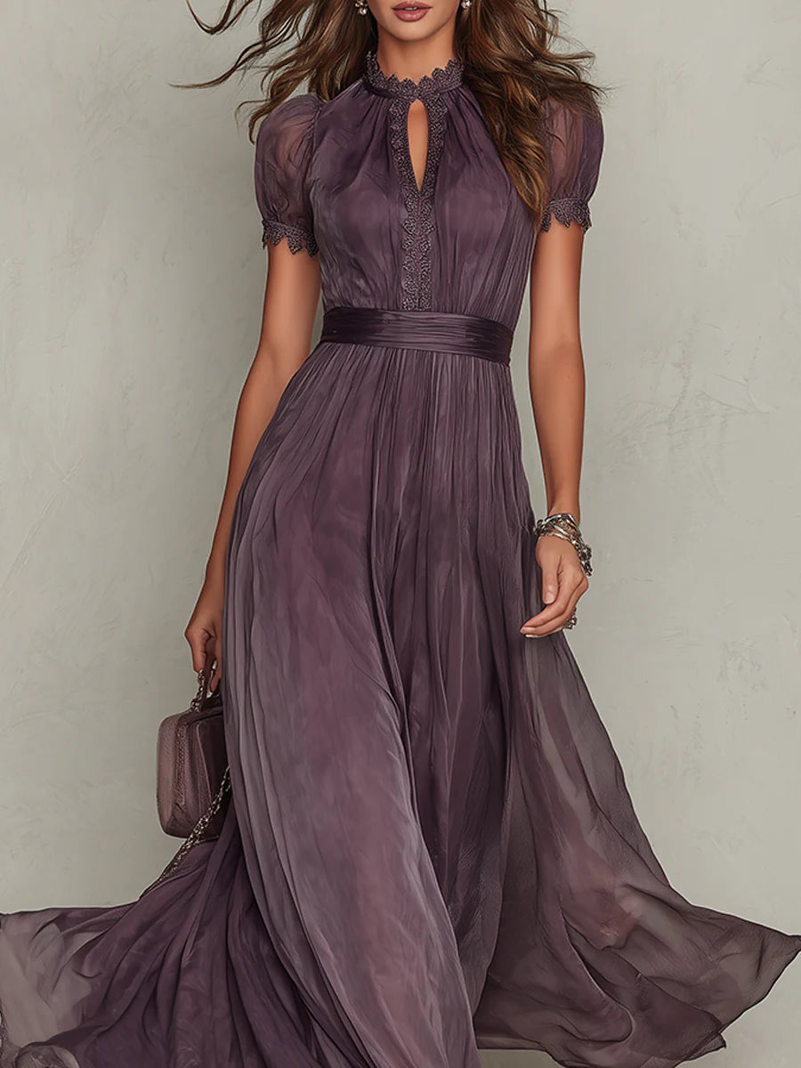 Elara | Vestido Maxi de Gasa