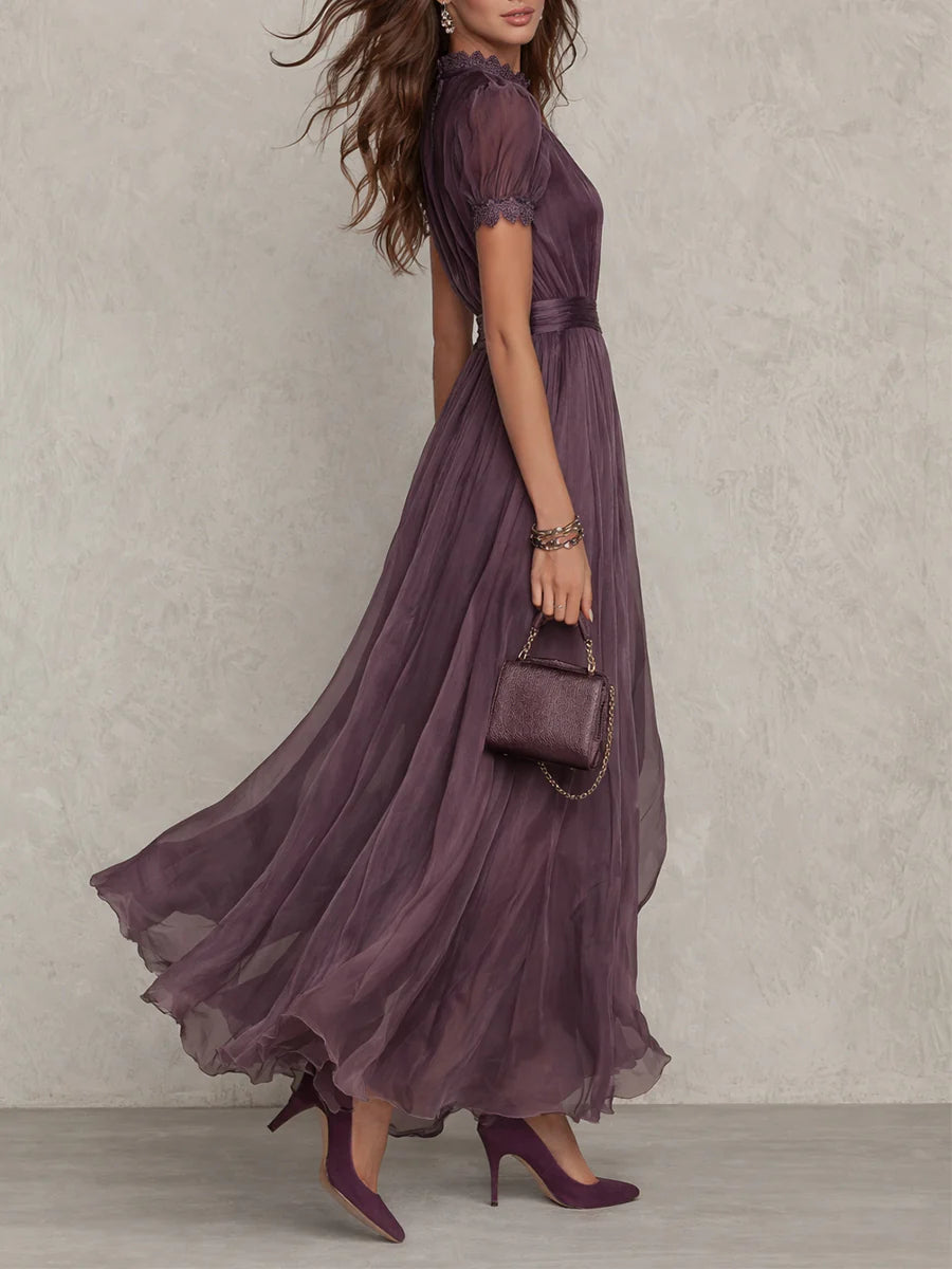 Elara | Vestido Maxi de Gasa