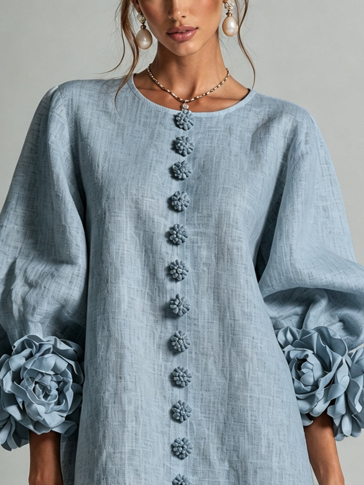 Cleo | Minivestido con Ribete Floral