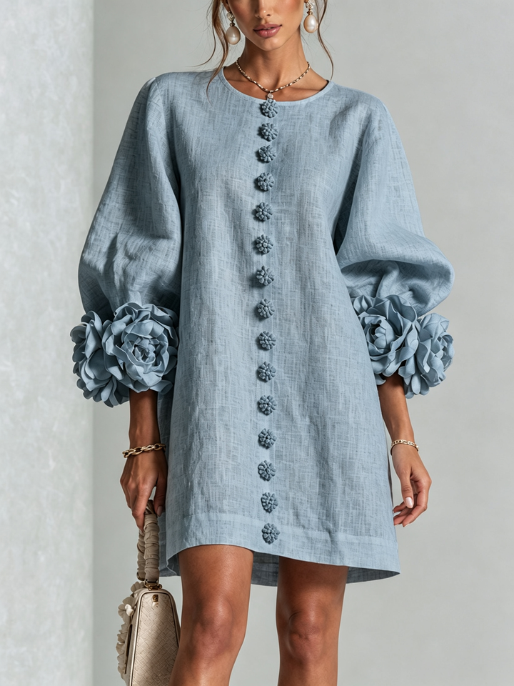 Cleo | Minivestido con Ribete Floral