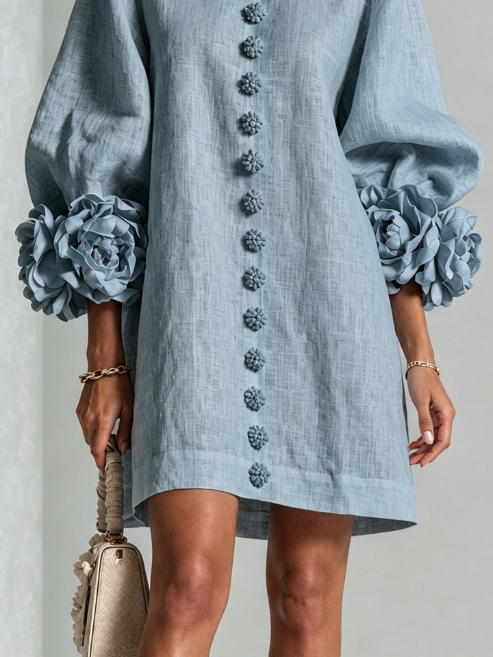 Cleo | Minivestido con Ribete Floral