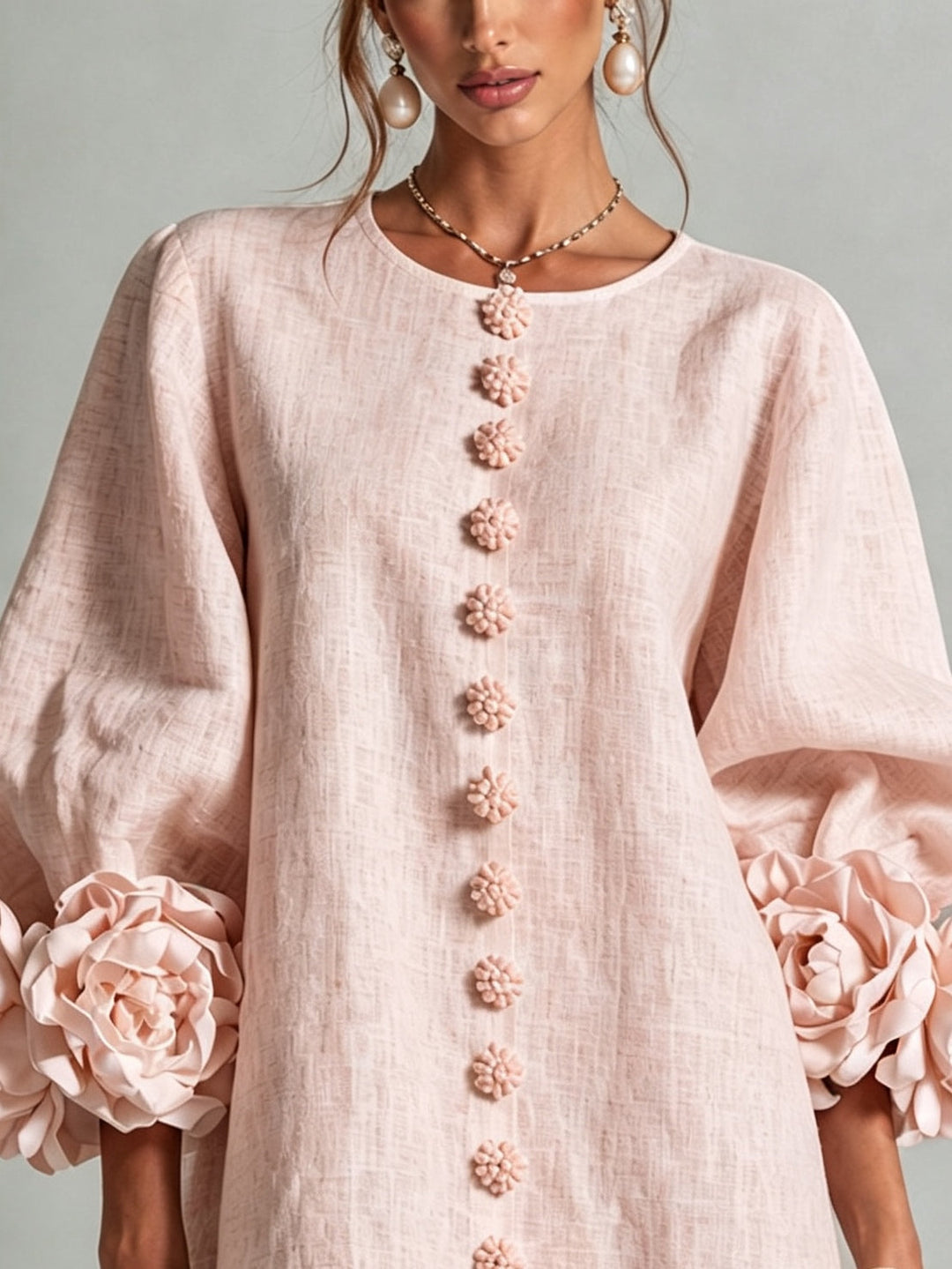 Flora | Minivestido Protagonista con Ribete Floral