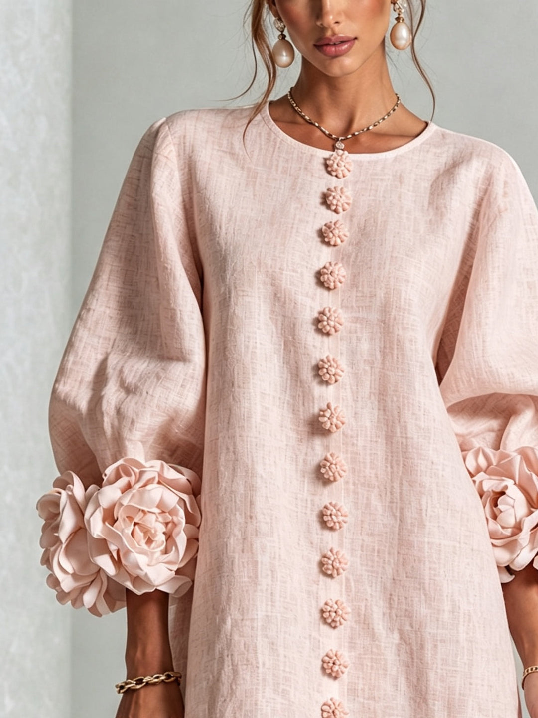 Flora | Minivestido Protagonista con Ribete Floral