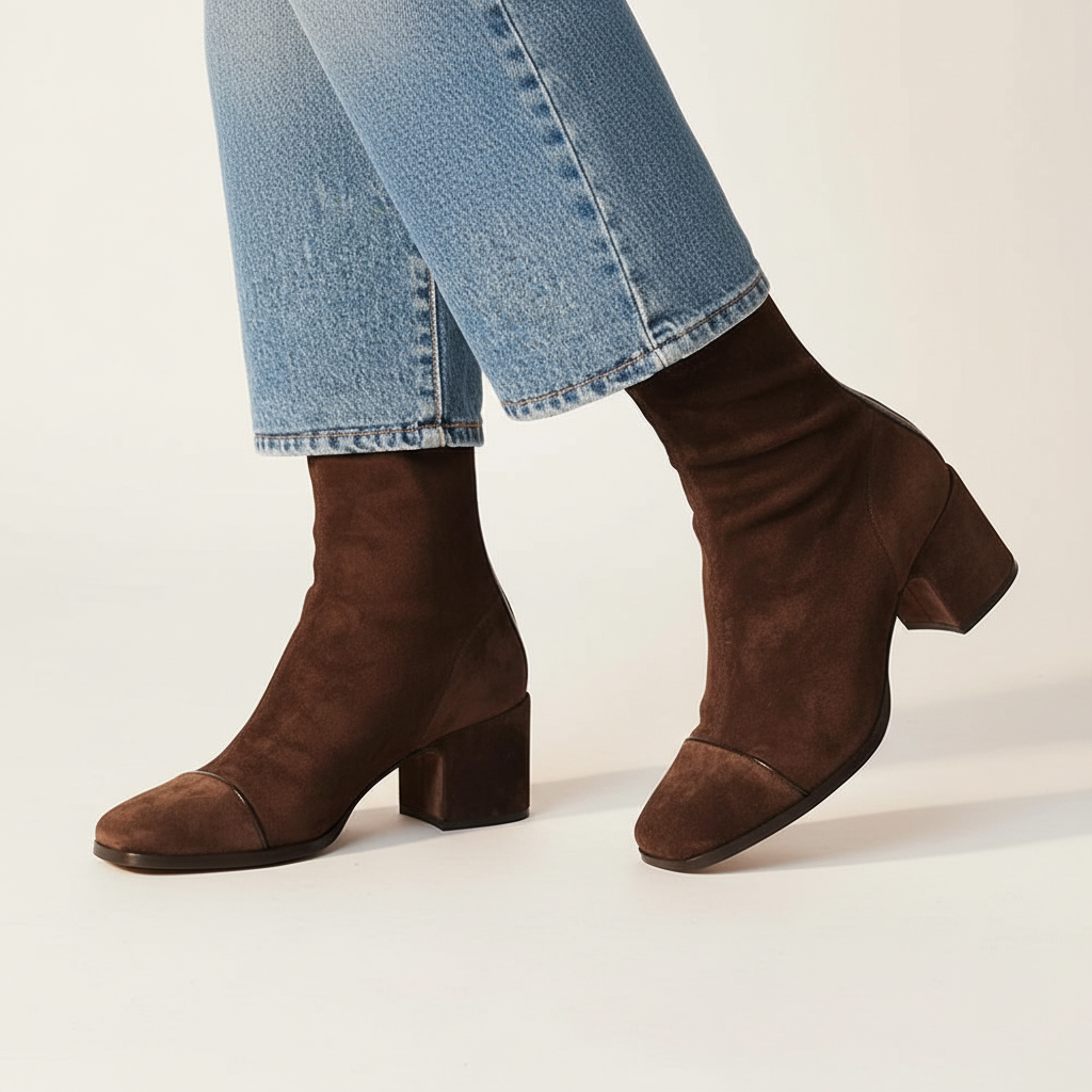 Botines Elegantes de Ante Lilia™