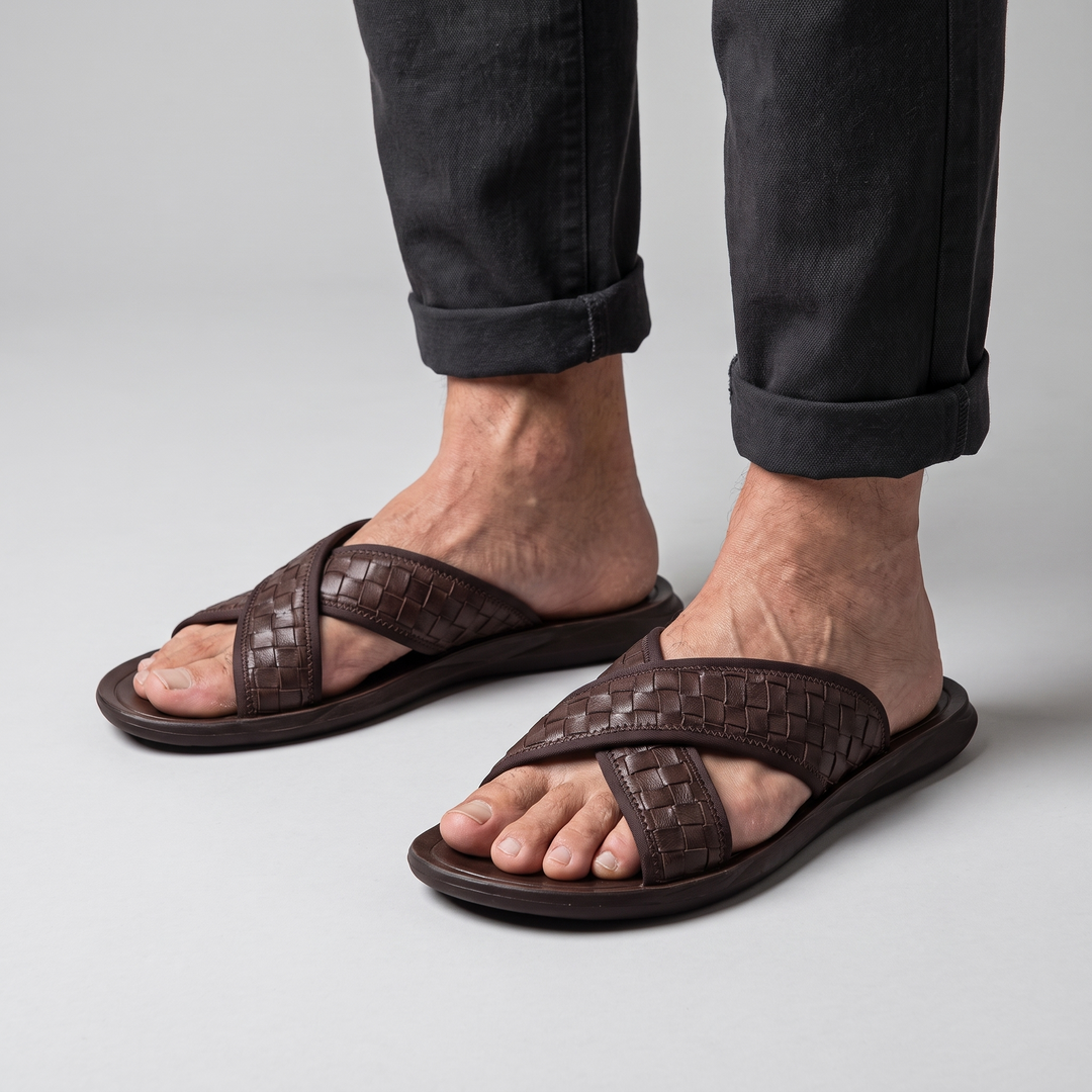Sandalias de piel suave Briony
