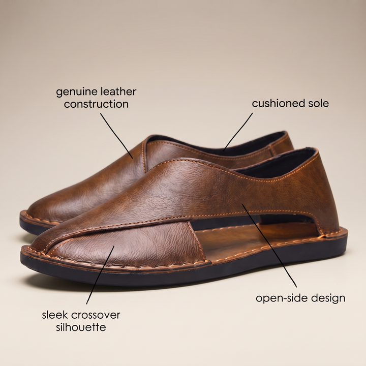 Sandalias de piel Cascade