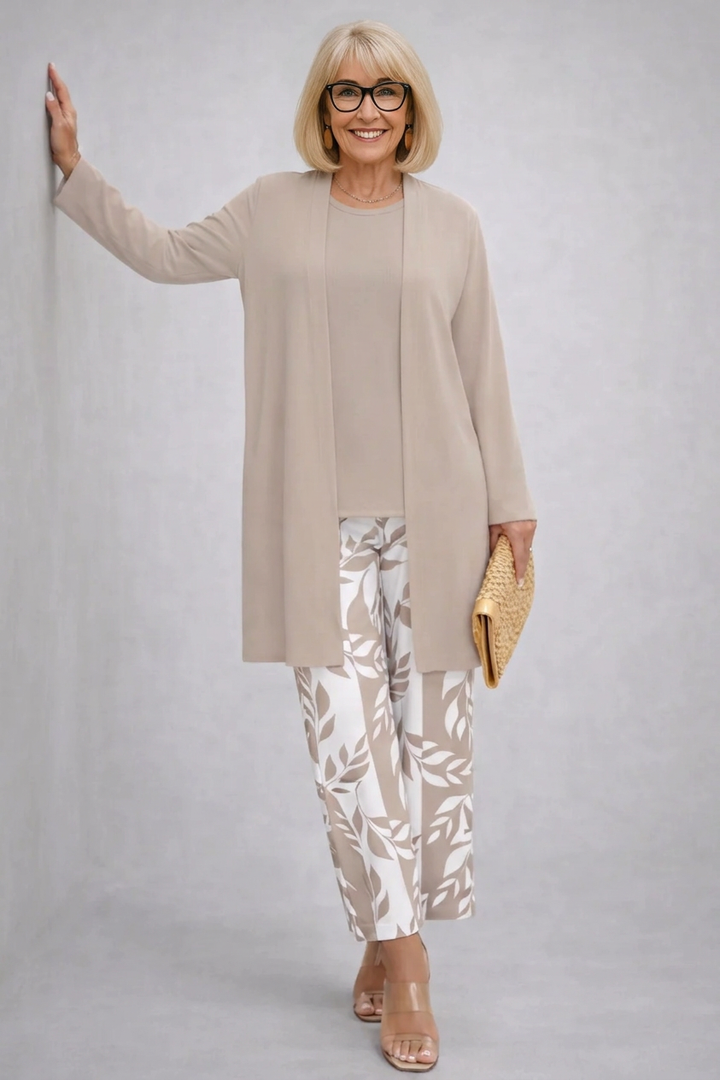 Sylvia | Conjunto de Tres Piezas Elegancia Clásica
