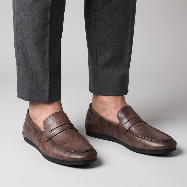 Mocasines penny de piel Harrington