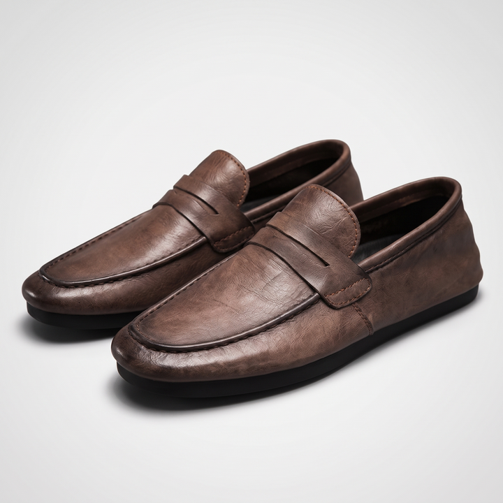 Mocasines penny de piel Harrington