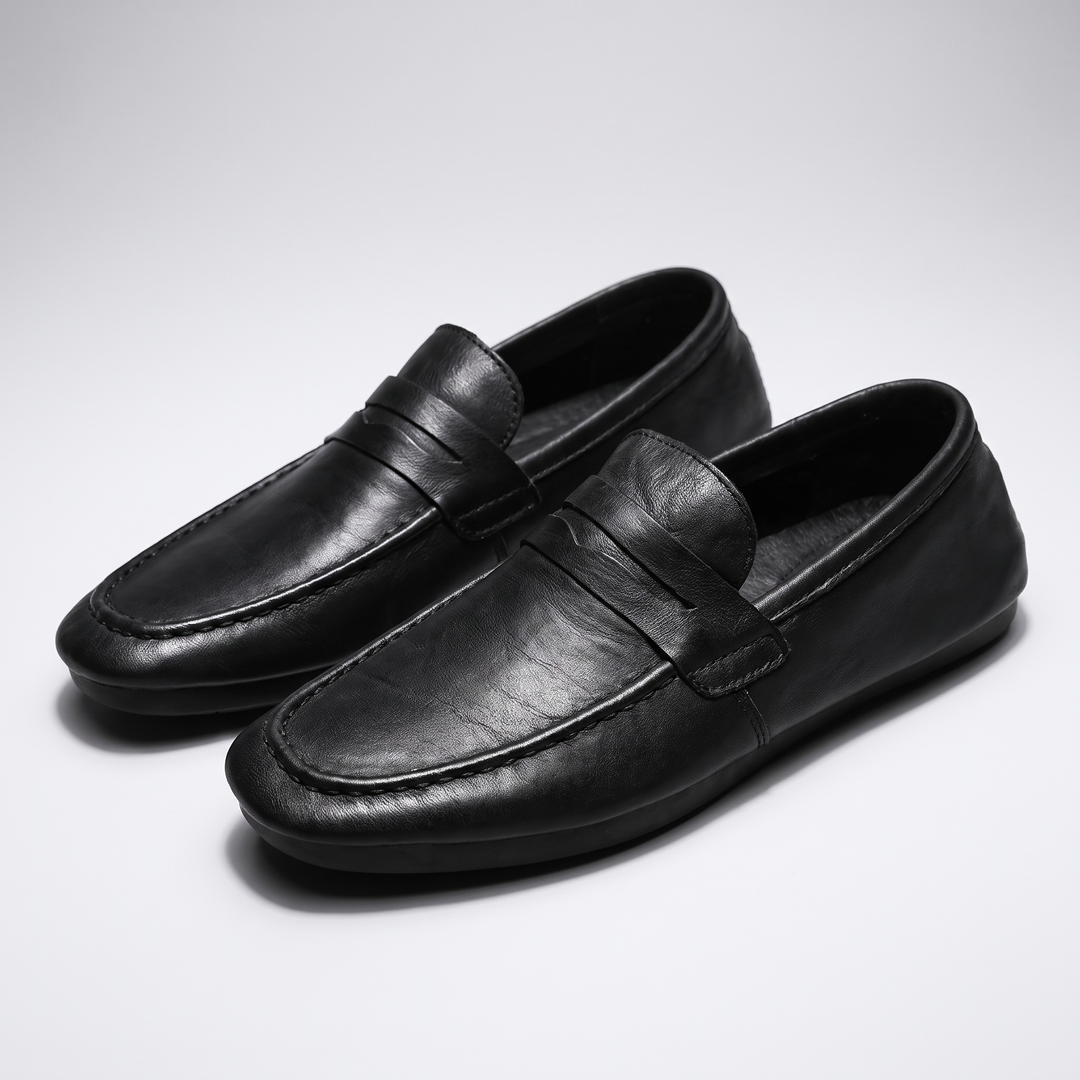 Mocasines penny de piel Harrington