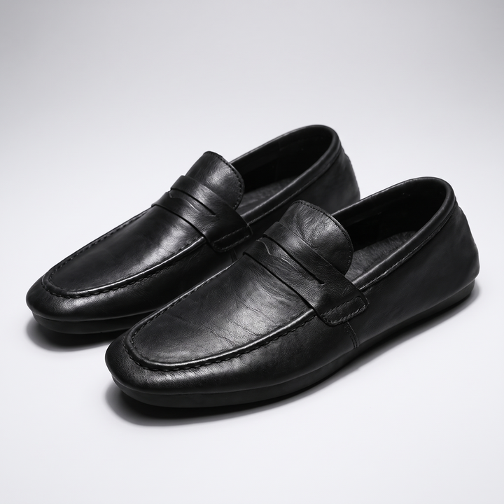 Mocasines penny de piel Harrington