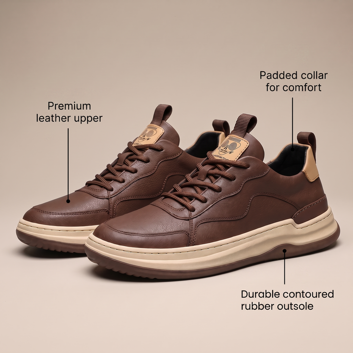 Zapatillas de piel Hudson