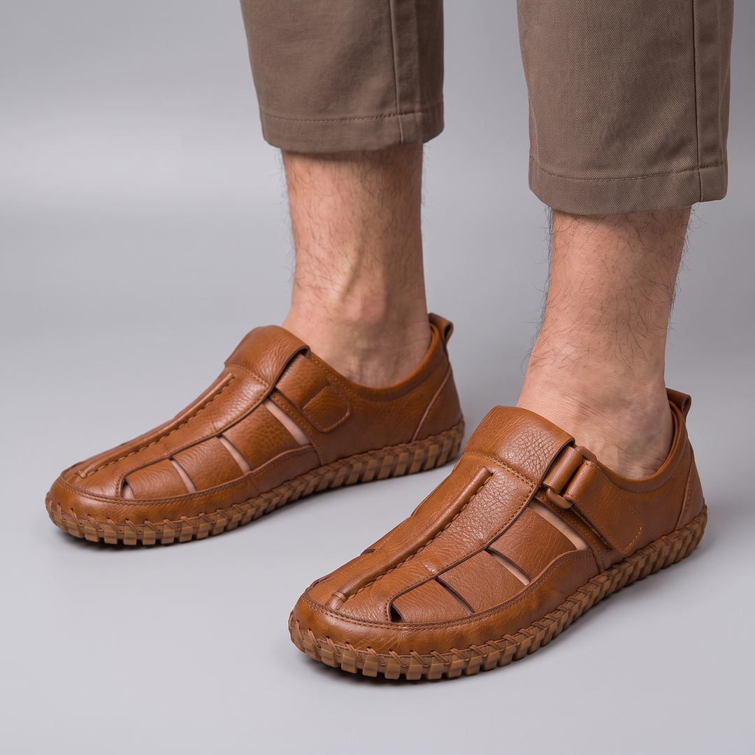 Sandalias de piel trenzada Kirkham