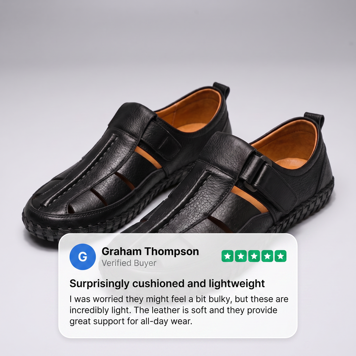 Sandalias de piel trenzada Kirkham