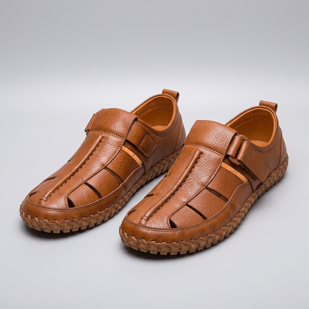 Sandalias de piel trenzada Kirkham