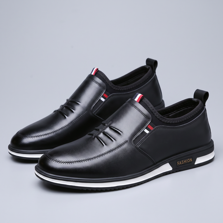 Zapatillas de piel sin cordones Liam