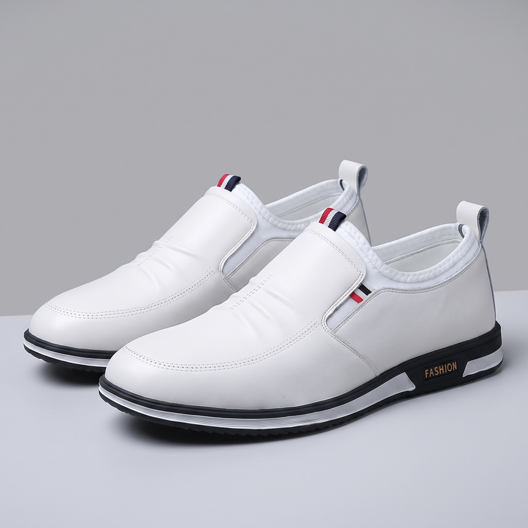 Zapatillas de piel sin cordones Liam